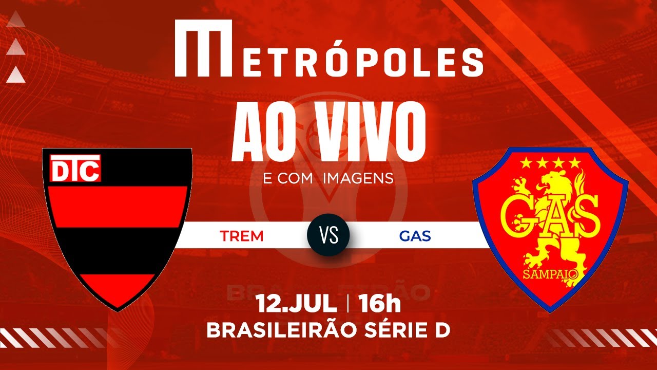 SÉRIE D AO VIVO COM IMAGENS: TREM-AP X GAS-RR 12/07/2025