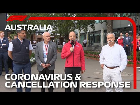 2020 Australian Grand Prix: Official Response To Coronavirus and Race Cancellation