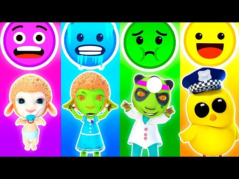 Zombies Story & Kids Run Away | Funny Animation for Kids | Dolly and Friends 3D | Kids Songs