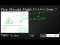 Volume and Area of Prisms