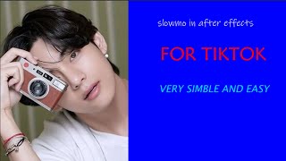 "how to do a slomo in after affects for tiktok "I NEED LOVE AND AFFECTION  Trend