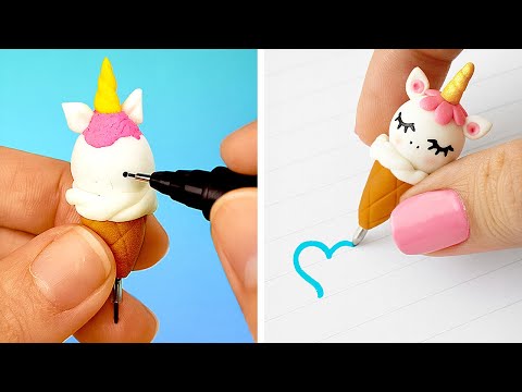 🦄 DIY MINI SCHOOL SUPPLIES 💖✏️ How to Make Adorable School Crafts 😍