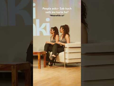 Sab kuch sath me hi karte hain 😂 #funny #chinkiminkicomedy #comedy #twins #funnyvideo #funnymoment