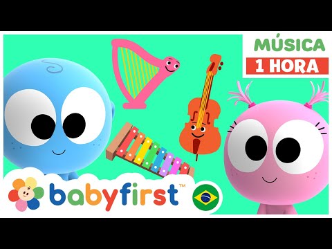 Vídeos Educativos | Googoo e Gaagaa | Aprenda instrumentos musicais | Violoncelo | BabyFirst Brasil