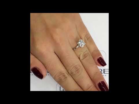 2.14 ct Cushion Cut Solitaire Ring