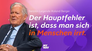 Berater-Legende Roland Berger über Verantwortung, Innovation und unternehmerischen Mut