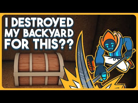 I Destroyed My Backyard For This?? - A Game About Digging A Hole