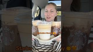 Trying EVERY NEW snoopy drink at Starbucks 🤩🎃 #starbucks #snoopy #fallflavors #pumpkin