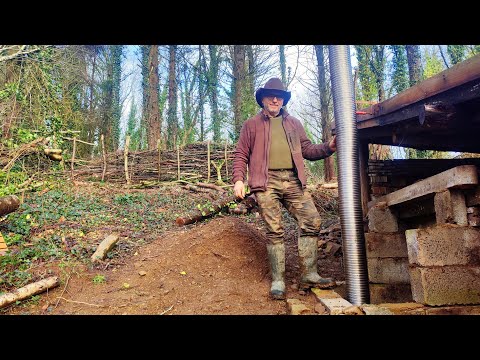 New change | I bring back a wood stove that I build myself | Special eat today with natural herbs