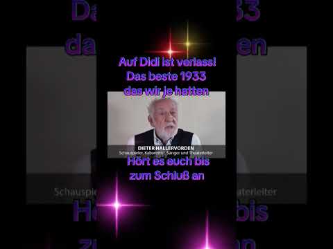 Auf Didi ist verlass! Das beste 1933 das wir je hatten Hört es euch bis zum Schluß an #viralvideo
