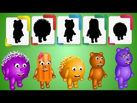 Cute Bear Learning Sizes with Puzzle Finger Family | cute Bear Puzzle Finger Family Rhymes