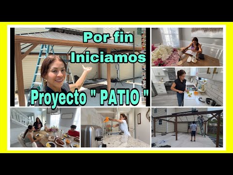 Gracias a Dios ya empezamos con Proyecto “ Patio” 🙏🏼Blog de fin de semana 😊