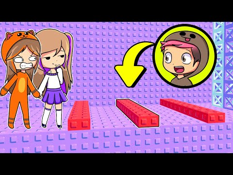 TROLLEO A LYNA y MANDARINA en la TORRE TROLL DE LAS ESCONDIDAS en ROBLOX 😂