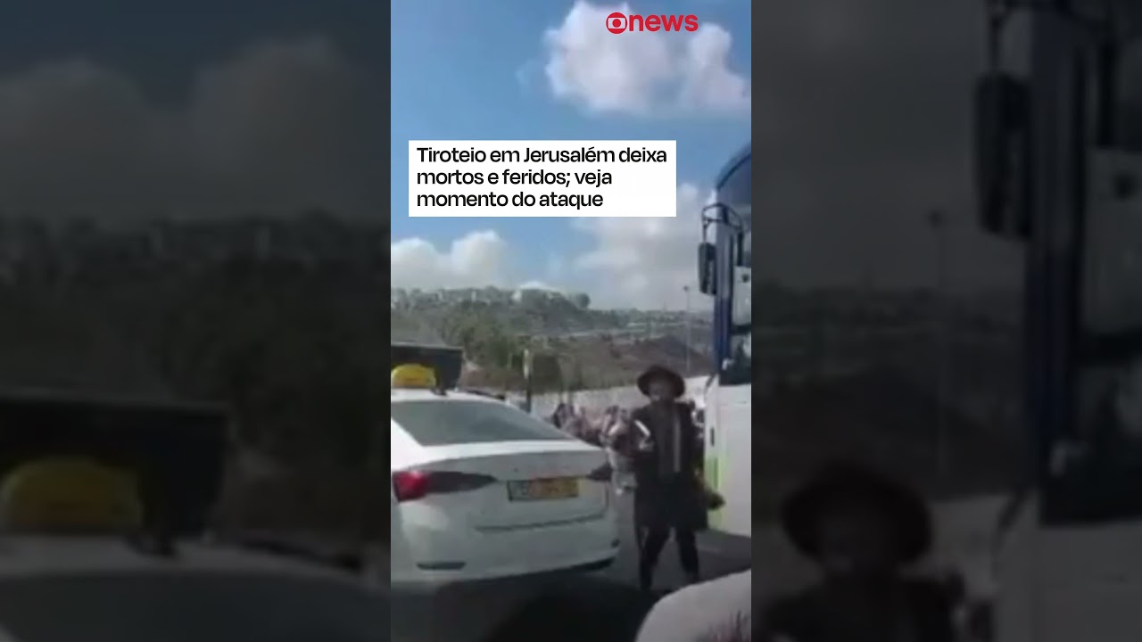 Tiroteio em Jerusalém deixa mortos e feridos veja momento do ataque
