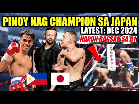 LATEST DEC 2024 | 21YO NA PINOY CHAMPION SA JAPAN | HAPON GAPANG SA ROUND 1 SA HARAP NG FANS