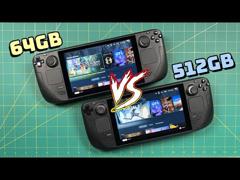 Steam Decks Compared! 64GB vs 512GB
