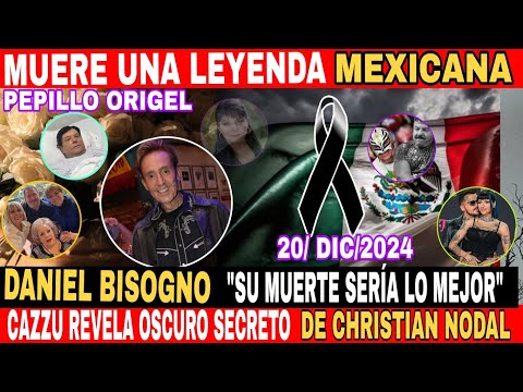 MURIÓ HACE 8 MINUTOS LA LEYENDA MEXICANA/ PATI CHAPOY FILTRA AUDIO HORRIPILANTE/CAZZU/PEPILLO ORIGEL