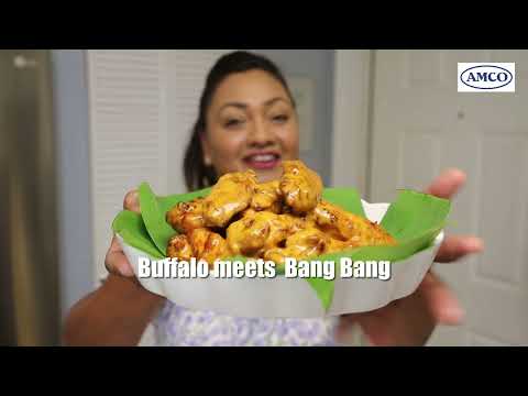 Buffalo Sauce Meets Bang Bang Sauce - WINGS by AMCO