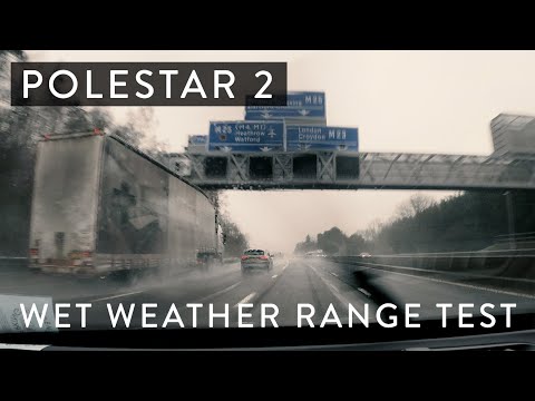 Polestar 2 winter rain range test - Can I get 200 miles!?