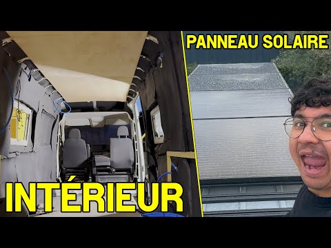 LA GALERIE, PANNEAU SOLAIRE ET INTÉRIEUR du Van aménagé !