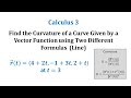 Curvature and Tangent Vectors