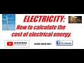 Calculating Electrical Energy Costs