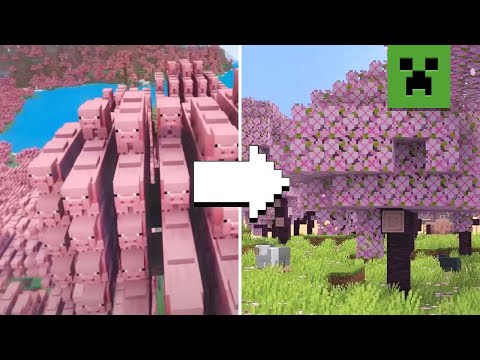 Minecraft 1.20：スニッファーとサクラの誕生秘話