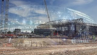 New Spurs Stadium Time Lapse - Nov 2016 to Opening Night