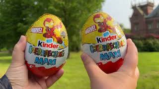 Opening kinder surprise eggs chocolate 2025