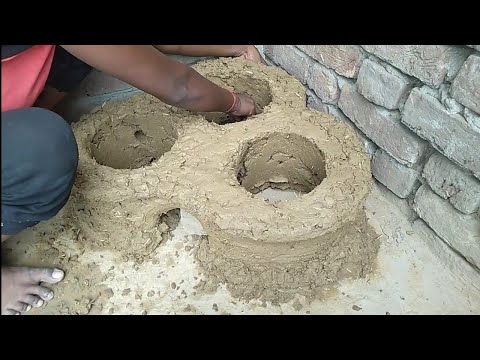 primitive| technology oven and chulha | mitti Ka chulha banane Ka tarika | mud stove | free stove