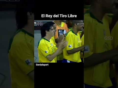 Juninho El Rey de Tiros Libres#brasil #juninhopernambucano #ronaldinho #kaka #freekick #goal