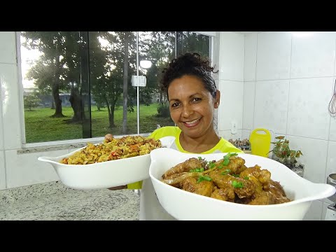 PESCOÇO ACEBOLADO E BAIÃO DE DOIS