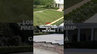 Las últimas renovaciones de Trump en la Casa Blanca incluyen el "Paseo de la Fama Presidencial"
