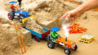 Building a Mini Tractor with Sand Loading Trolley | DIY Project