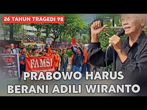 IBU SUMARSIH ‼️ PRABOWO HARUS BERANI ADILI WIRANTO 》 TRAGEDI 98