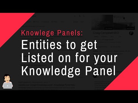 Entities to get Listed on for your Knowledge Panel, Websites to get listed on to help your KG