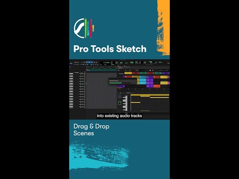 New in Pro Tools Sketch — Drag & drop scenes ▶️ youtu.be/UeCl1cr3vLo