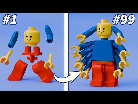 I'm Making 100 Cursed LEGO Minifigures...