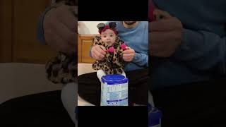 Say hi to the newest member of the family. My baby girl learning 🥁.