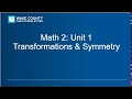 Understanding Transformations and Symmetry