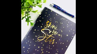 Peek Inside! Journals with monthly, weekly, daily planning pages, notes lines and more
