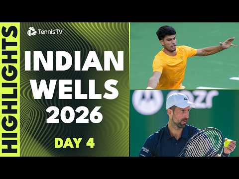 Alcaraz vs Dimitrov; Djokovic, Draper & Fritz Also In Action! 🌴 | Indian Wells 2026 Highlights