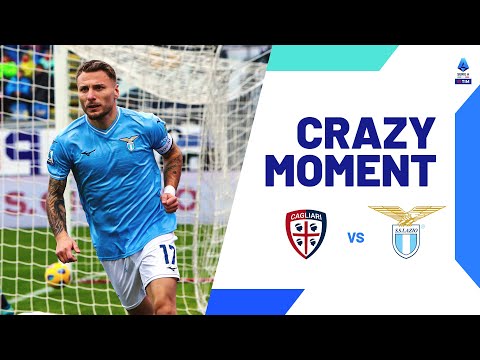 Immobile scores and Cagliari halves the deficit 1 minute later | Crazy Moment | Serie A 2023/24