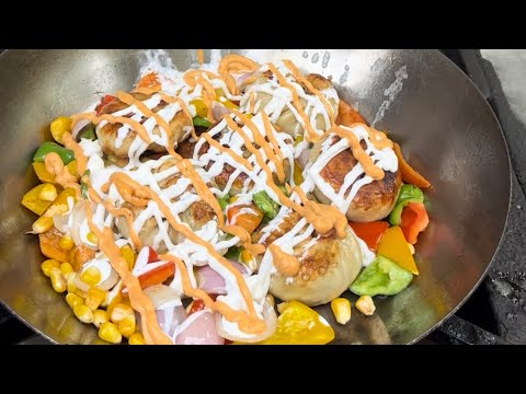 सरदार जी 😱के viral chessy pan fried🥵momos🥟 .  #foodtown #trending #momos #viral  #video #youtube