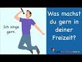 Fragen zu Freizeitaktivitäten und Hobbys