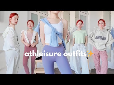 korean athleisure lookbook ☁️ comfy & stylish outfit ideas ✨ [eng/kr]