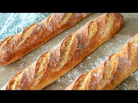 ФРАНЦУЗСКИЙ БАГЕТ | очень вкусный домашний хлеб | простой рецепт теста | выпечка French Baguette