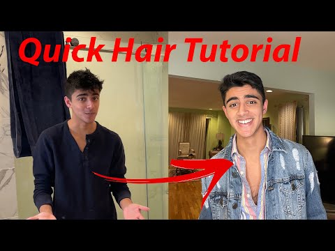 My 2 Minute Short Hairstyle Routine | Men's Short Hair Tutorial