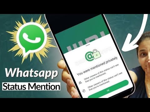 How to Mention in Whatsapp Status