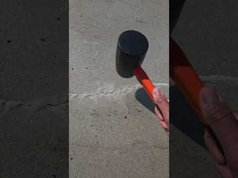 This Crack Filler works amazing on cracked concrete! #magiccrackfiller #concrete #driveway